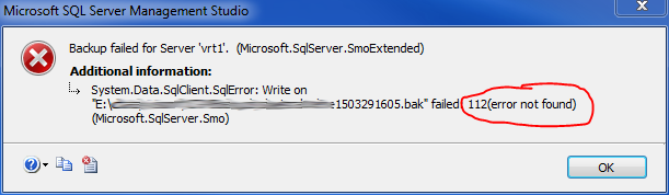 Possibly the most stupid error message I've ever seen