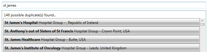 Showing duplicate customers